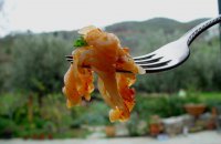  Chicken Patties with Herbed Pasta Twists