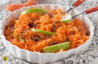 Σαλάτα καρότο με μπαχαρικά και κόλιανδρο