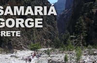 Samaria Gorge in Crete