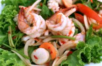 Seafood Salad with Vegetables