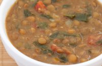 Lentil  Soup with Chard or Spinach