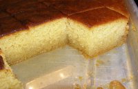 Greek Syruped Cake - Ravani