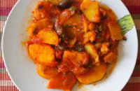  Potato Stew with Olives - Patates yahni me elies