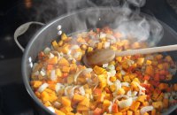 Vegetables Cooked in White Wine