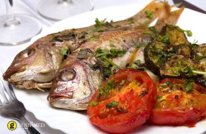Grilled Fish with Tomatoes