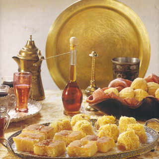 SEMOLINA CAKE WITH SYRUP (BASBOUSA)
