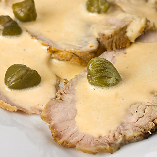320 x 320: FOOD - ITALY - PORK WITH TUNA SAUCE (VITELLO TONNATO)
