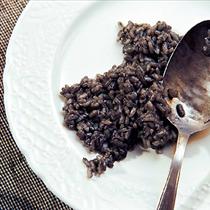 210 x 210: FOOD - SQUID INK RISOTTO