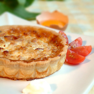 Chicken Tart with Metsovone Cheese