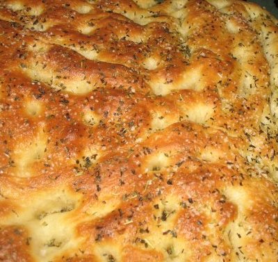Focaccia, the italian bread
