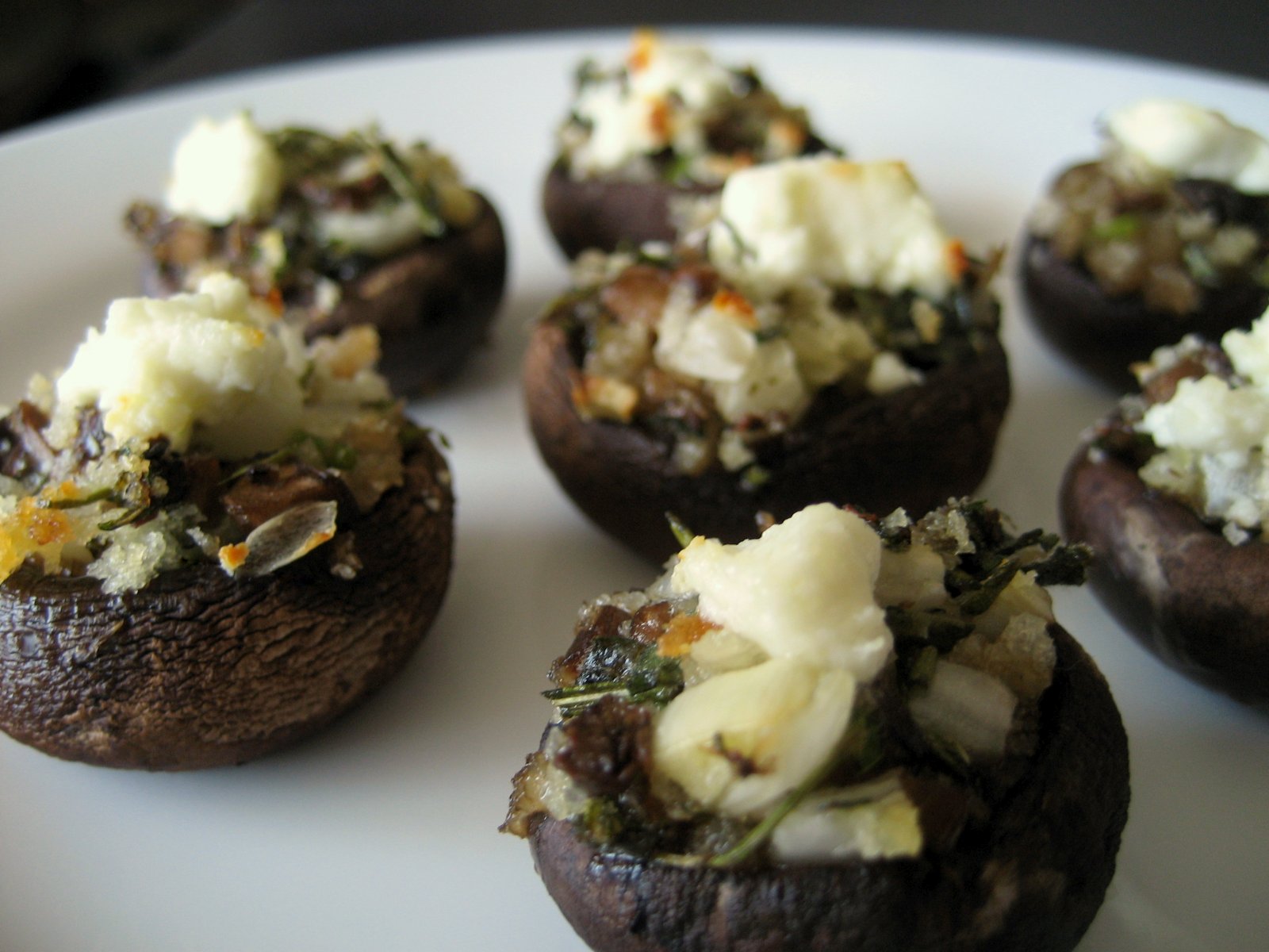 mushrooms stuffed, cheese grated,