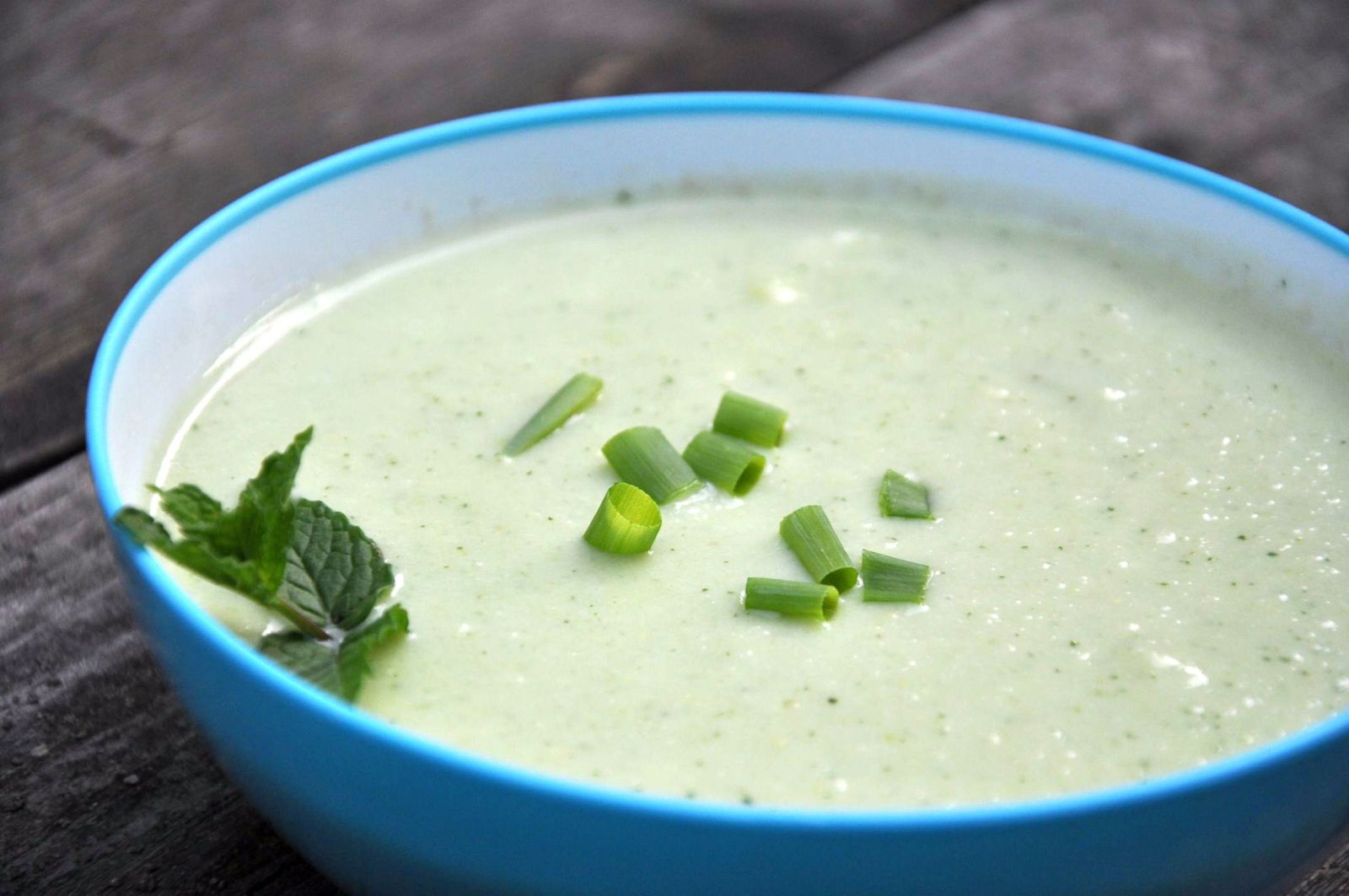 Soup with Yogurt and Mint