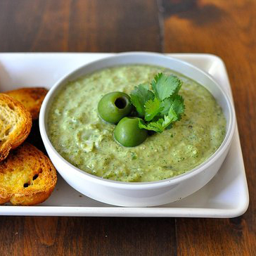 Dip: Chunky Green Olive and Lentil Dip