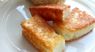 Pan-Fried Formaella Cheese