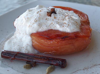 Quince in the Oven with Spices
