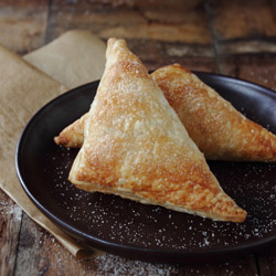 Sweet cheese & raisin turnovers