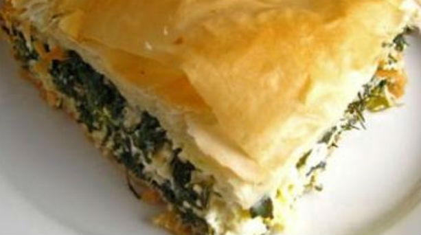 Χορτόπιτα με τυρί από τη Λήμνο
