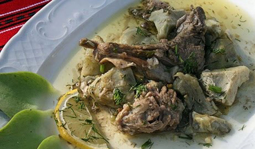 Lamb with Artichokes and Fava Beans