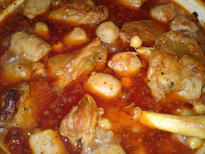 Lamb with Chickpeas Ragout