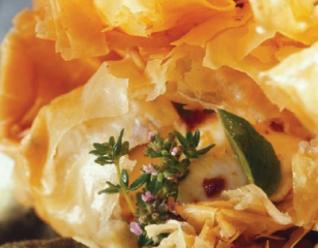 Leg of lamb with Staka Wrapped in Phyllo Leaves