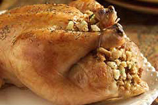 Stuffed Chicken ( with white wine stuffing)
