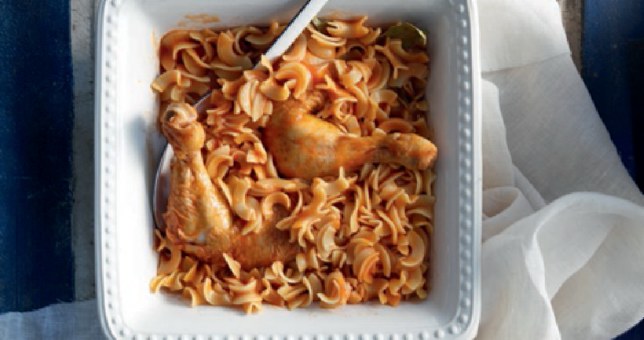 Rooster with Pasta