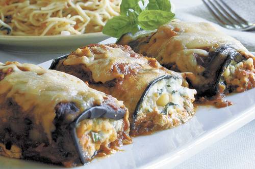 Eggplant - Pumpkin Rolls