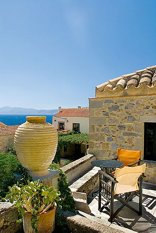 Byzantino and Hammam in Monemvasia, Peloponnese