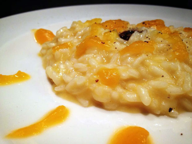 Risotto with Pumpkin, Leek, Pepper and Coriander