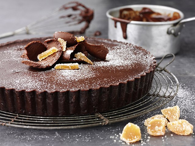 Divine Chocolate Ginger & Chilli Tart