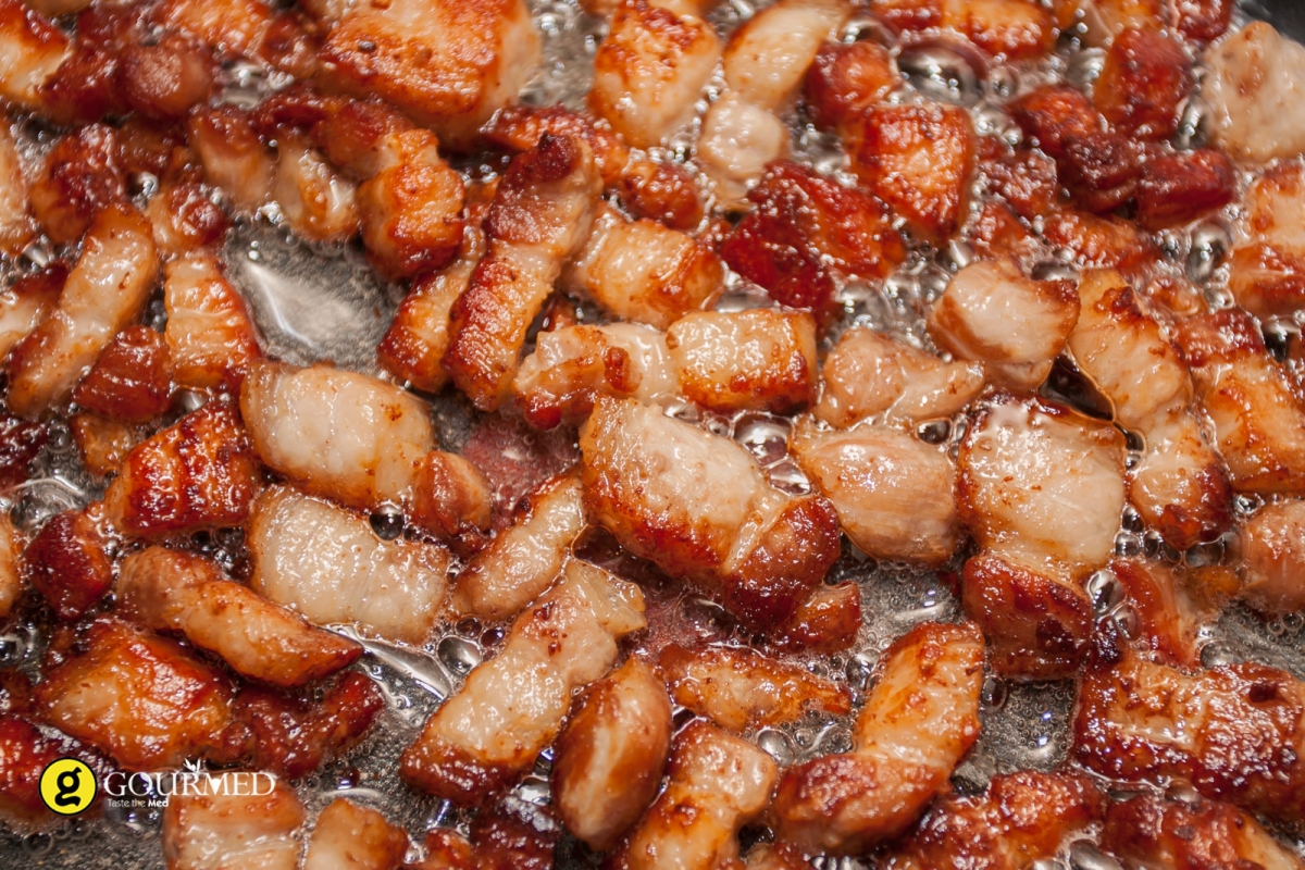 guanciale τηγανισμένο